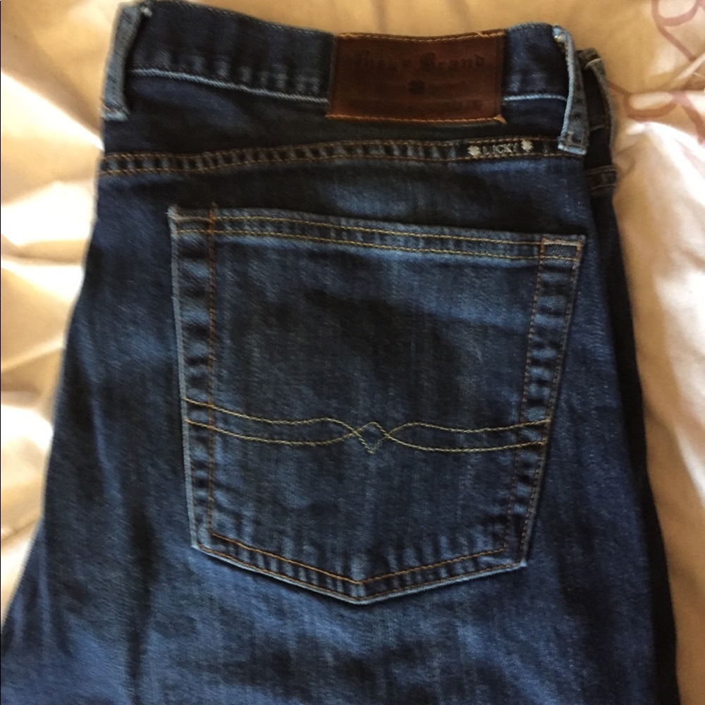 Lucky pants, wore maybe twice.38/32